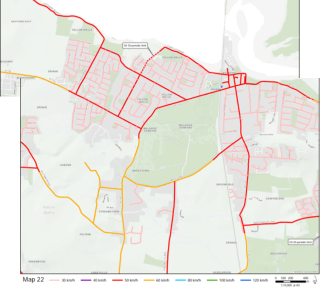 Malahide Traffic Speed Limits