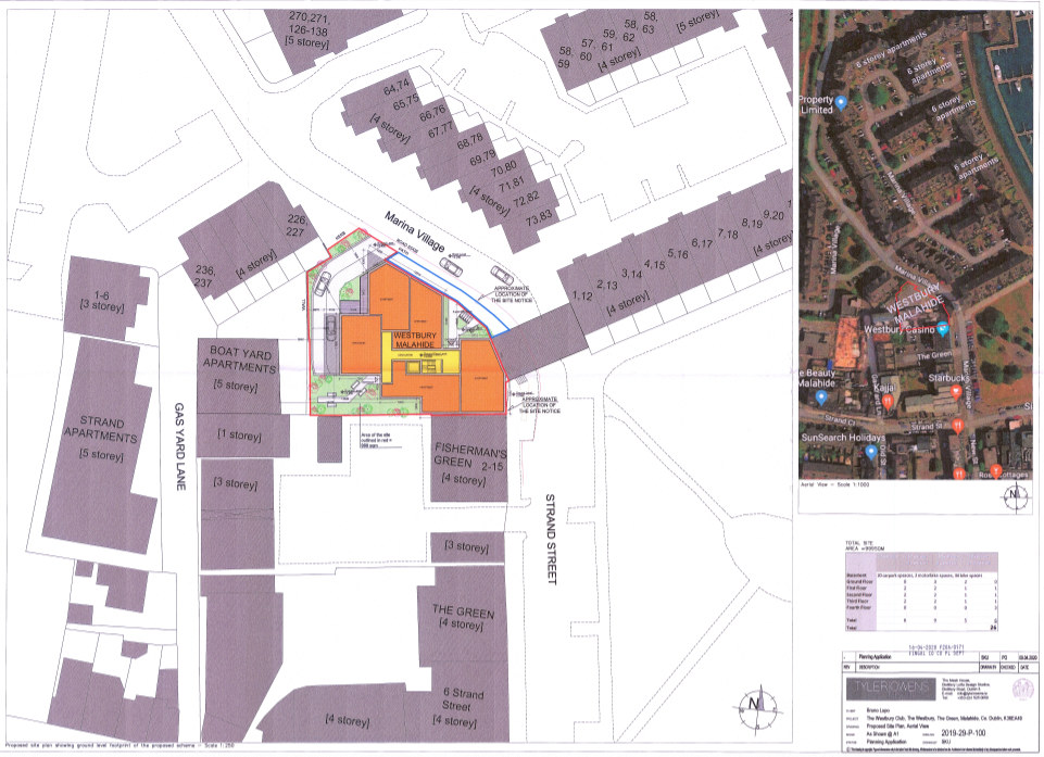 00659378 Westbury Club The Green Malahide - planning application document - Site Layout Image